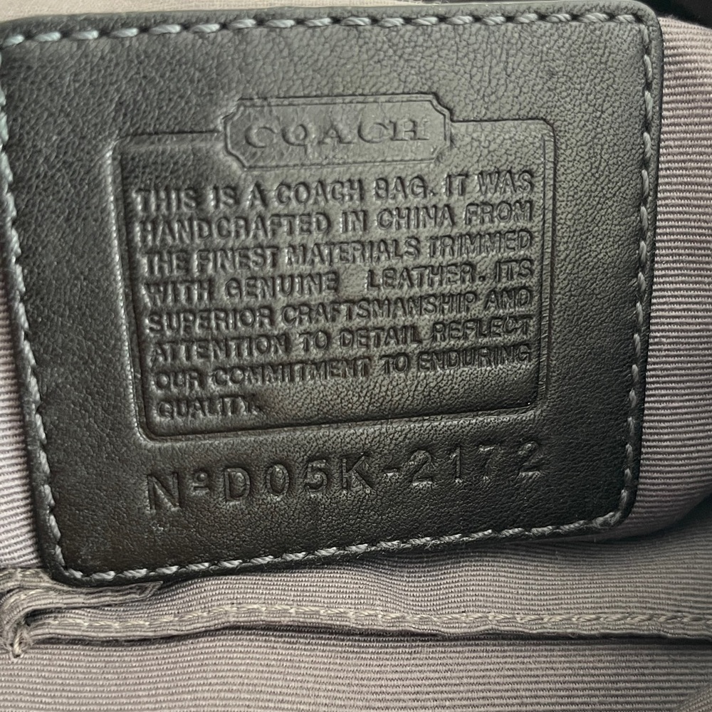 Coach Black and Gray Crossbody Bag - Picture 4 of 5
